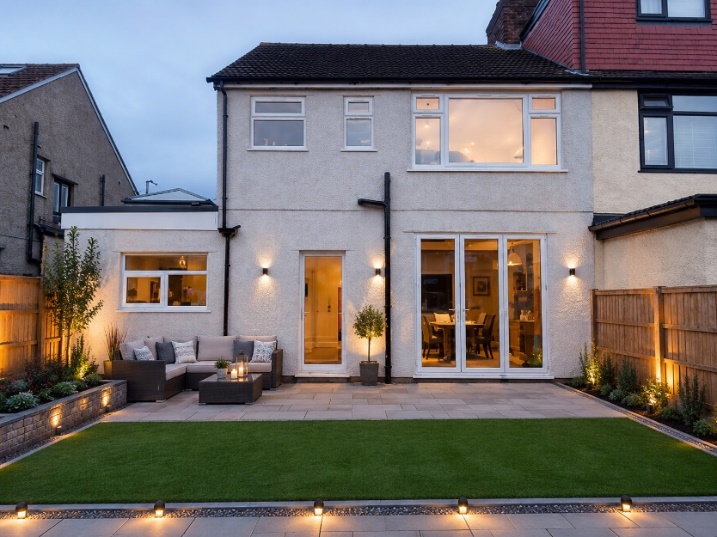 Rear extension & garden transformation — proposed design