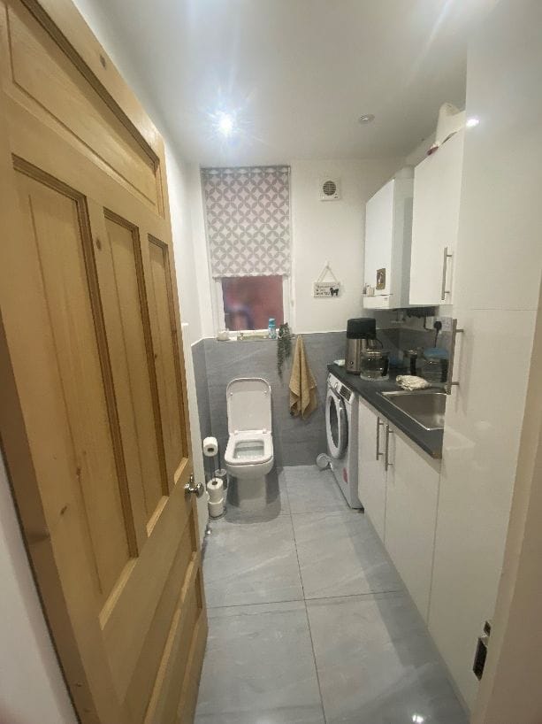 The combined WC and utility space