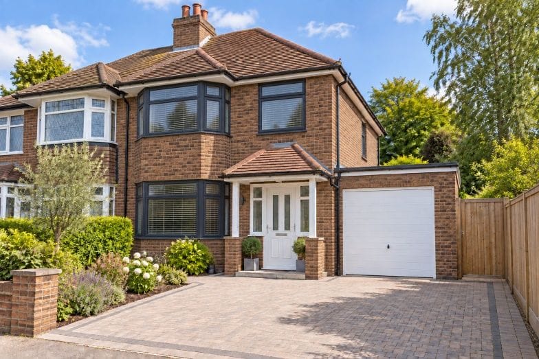 The property before the garage conversion