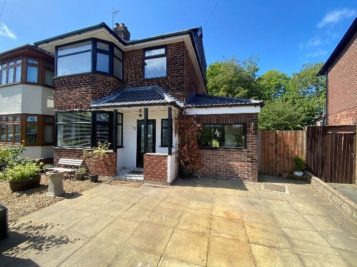 The completed frontage after the garage conversion