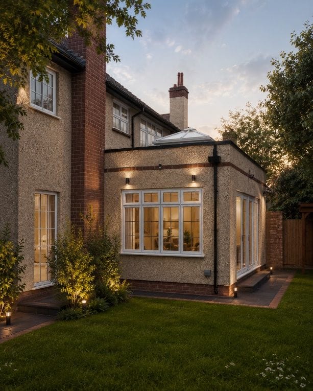 Design visualisation of the proposed rear extension