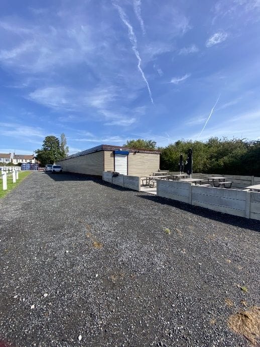 Another external view of the completed building