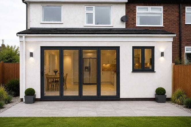 Design visualisation of the proposed rear extension